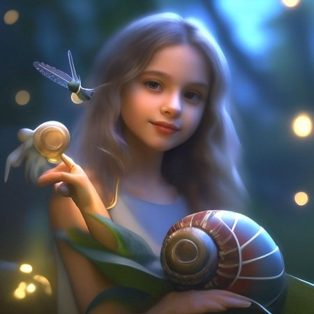 Девочка и улитка