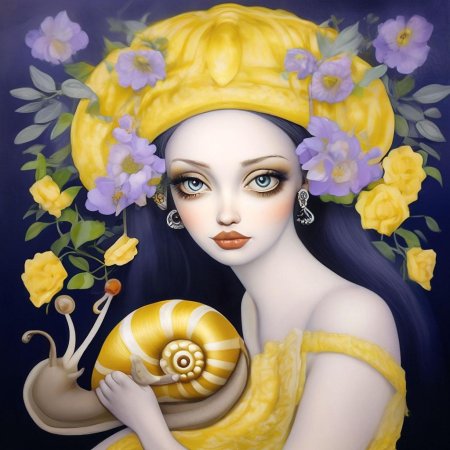 Красивая лицо