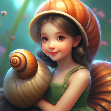 Улитка милая