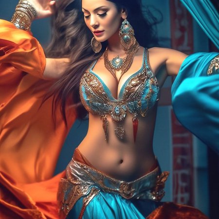 Танцовщица восточных танцев