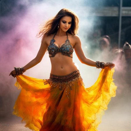 Девушка танец