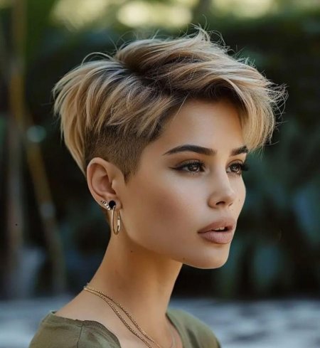 Стрижка на короткие волосы модные
