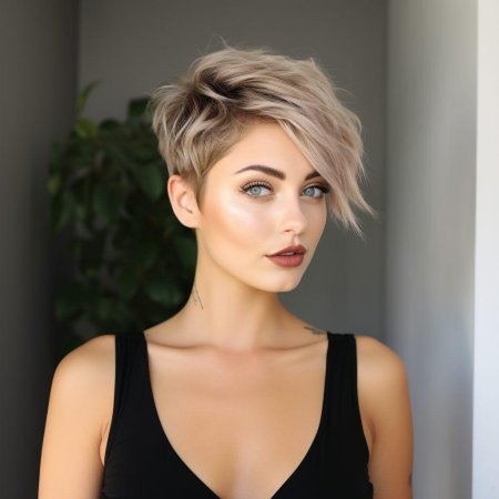 Модная короткая стрижка