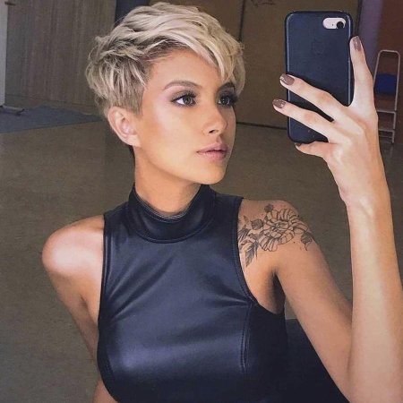 Стрижка на короткие волосы пикси