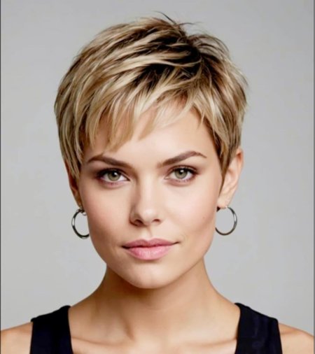 Короткие женские стрижки для овального лица