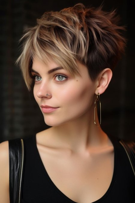 Стрижка на короткие волосы женские модные