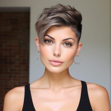 Женская прическа короткая