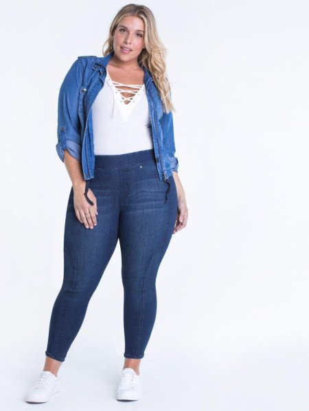 Мом джинс плюс сайз