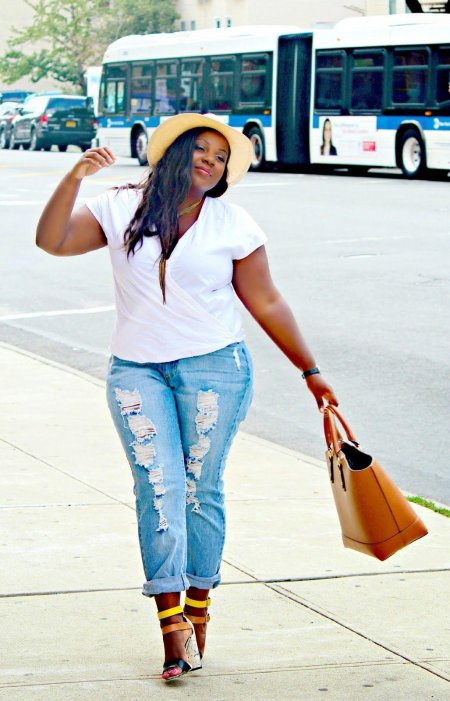 Джинсы на полненьких девушек