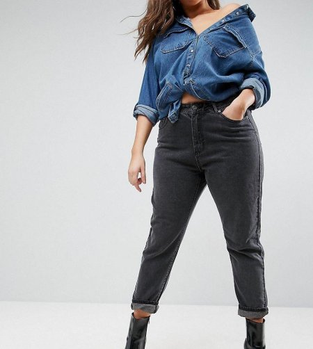 Джинсы мамс плюс сайз