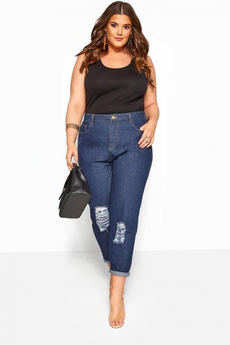 Джинсы для полных