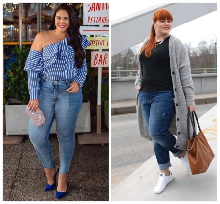 Джинсы на полненьких девушек