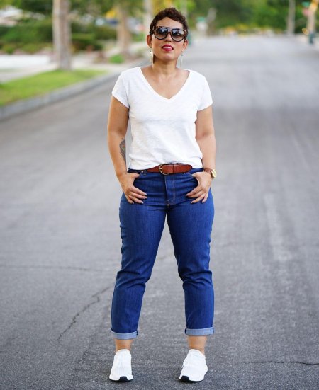 Джинсы бананы плюс сайз