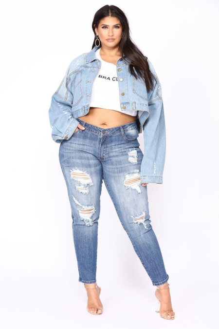 Джинсы бананы плюс сайз