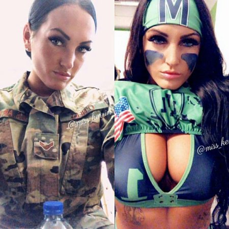 Секси женщины в американской армии