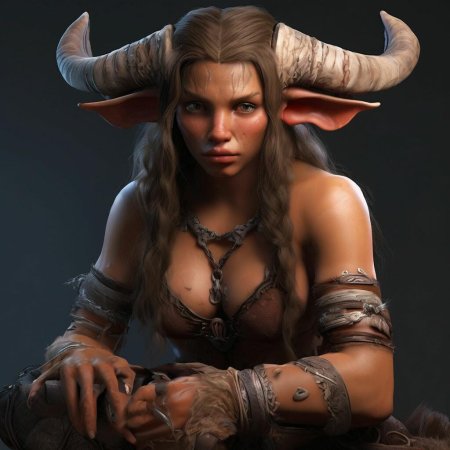 Тифлинг девушка