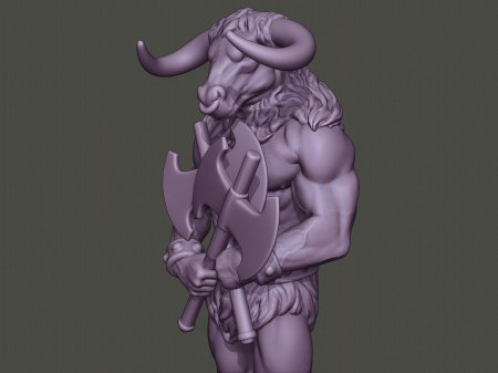 Минотавр 3d модель