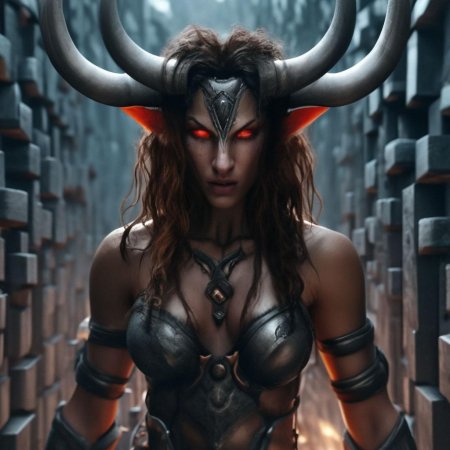 Женщина минотавр