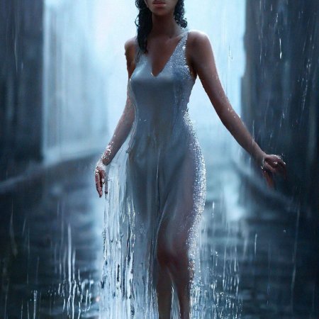 Мокрое платье