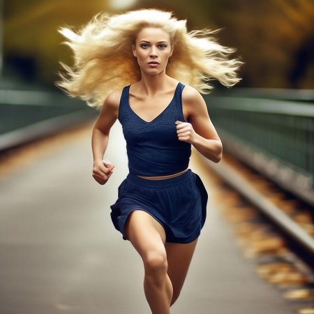 Бегущая девушка