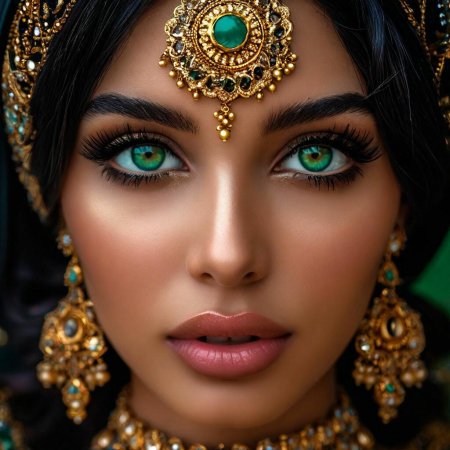 Красивая глаза