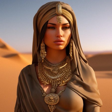 Девушка в пустыне