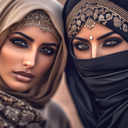 Арабские женщины в парандже