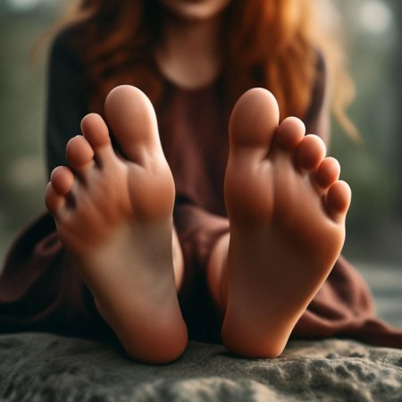 Красивые ступни девушек