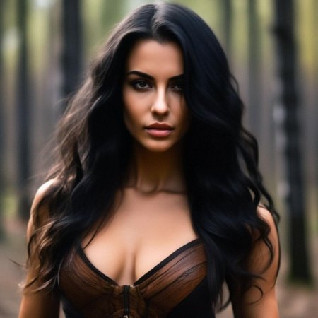 Женщина брюнетка