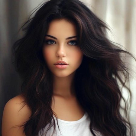 Красивая брюнетка