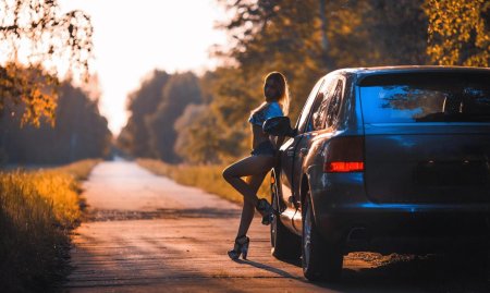 Фотосессия с машиной