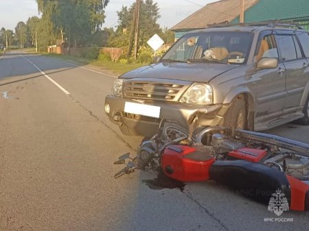 Авария мотоцикл