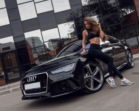 Полина Алексеева Audi rs7 Alex Bazilev