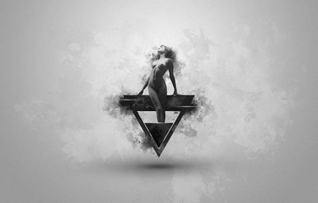 Девушка. Абстракция