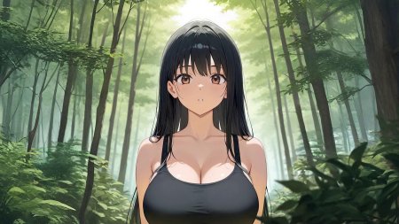 Девушка красивая аниме