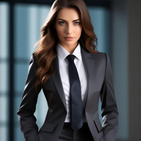 Женщина в деловом костюме