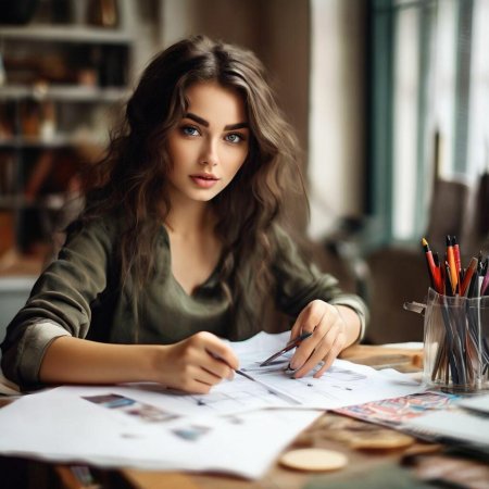 Женщина красивая