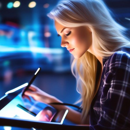 Девушка блондинка