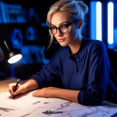 Стильная девушка