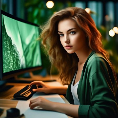 Красива девушка