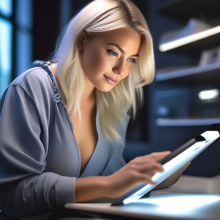 Девушка блондинка