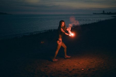 Ночной пляж