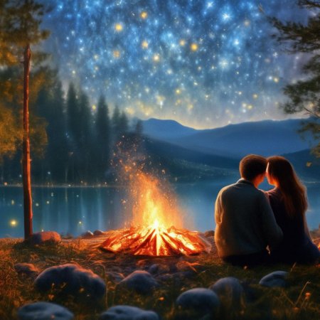Ночь у костра