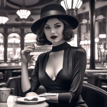 Девушки в стиле нуар
