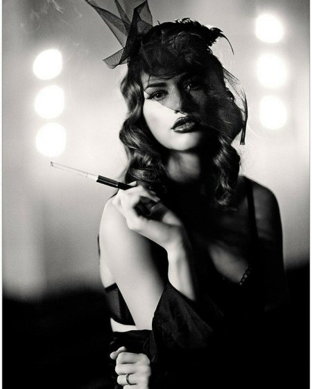 Фотосессия в стиле нуар