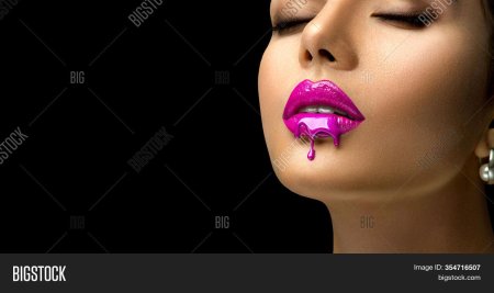 Лиловые губы