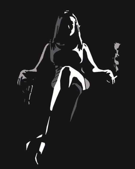 Силуэт женщина