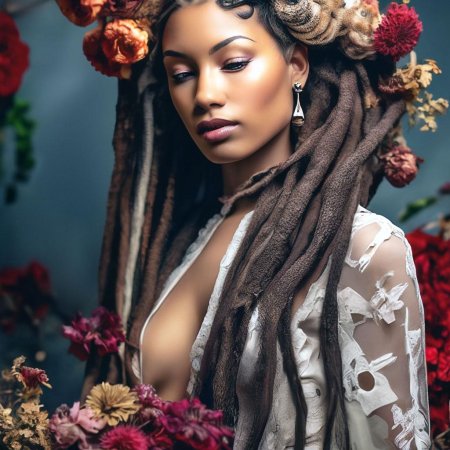 Цветные дреды