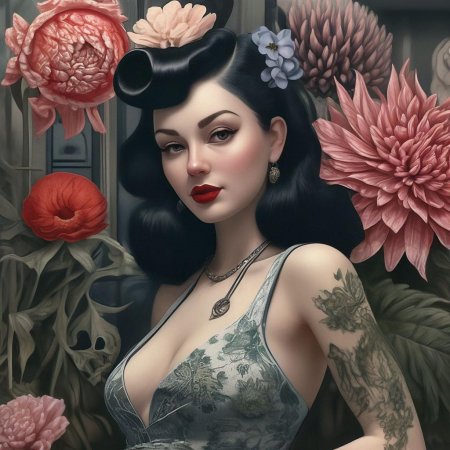 В стиле пин ап