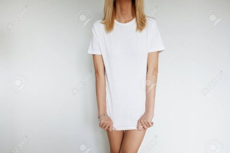 Белая футболка оверсайз